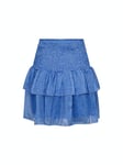 Neo Noir Carin Sparkle Skirt - Blue Blå 36 22-3