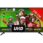 Téléviseur LED 4K 108 cm CHIQ U43GLX Android Smart TV - UHD - 4K