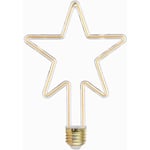 4W E27 Kreativa LED-lampor Dekorativa Stjärnformade Glödlampor Varmvit 2700k AC 220v 360 Ljusspridningsvinkel Hy