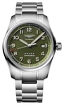 LONGINES L38114036 Spirit Matt Green Dial Stainless Steel Watch