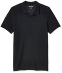 JACK & JONES Men's Polo Tshirt Casual Cotton Collared Neck Short Sleeve Tee Top for Men -Blue -XL