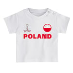 FIFA Official World Cup 2022 Tee & Short Set, Baby's, Poland, Team Colours, 24 Months
