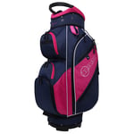Ram Golf Lightweight Ladies Trolley Bag with 14 Way Dividers Top (Blue/Pink/White)