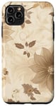 Coque pour iPhone 11 Pro Max Beige neutre chic || beige fleur