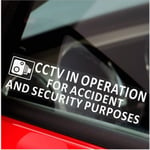 Platinum Place 1 x 200x50mm-Window-CCTV In Operation for Accident and Security Purposes Window Sticker-CCTV Sign-Car,Van,Lorry,Truck,Taxi,Bus,Mini Cab,Minicab-Go Pro,Dashcam