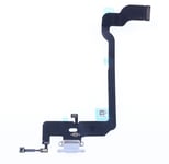 Opladningsstik med flex-kabel til iPhone XS - Sølv
