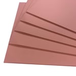 A4 Peach Card Paper Printer - 160gsm 40 Sheets - Coloured Craft Card - Suitable for Craft, Printing, Copying, Photocopiers