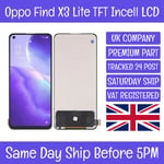 Oppo Find X3 Lite CPH2145 Incell TFT LCD Screen Display Touch Digitizer Glass