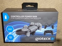 SONY PLAYSTATION 4 PS4 CONTROLLER POWER SKIN RECHARGABLE BATTERY COVER BRAND NEW