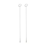 Exceart 4pcs Sewing Loop Turner Hook with Latch for Fabric Tube Straps Belts Strips DIY Accessories 2pcs