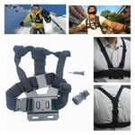 Shoulder Chest Strap Mount Harness Belt For Nikon GoPro Cameras & DV Action Cams