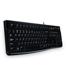 Logitech K10 Corded Keyboard :: 920-002487  (Data Input Devices > Keyboards) 
