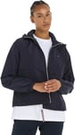Tommy Hilfiger Women Jacket Windbreaker for Transition Weather, Blue (Desert Sky), XL