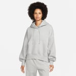 Nike Luvtröja NSW Phoenix Fleece - Grå/Vit Dam adult DQ5858-063