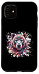 iPhone 11 Polar Bear Head | Animal Portrait Popart Colorful Case