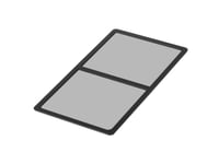 Silverstone Ff145, Fläktfilter, Nylon, Polyvinylklorid (Pvc), Svart, 300 Mm, 3,2 Mm, 180 Mm