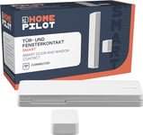 HOMEPILOT - Détecteur d'ouverture connecté Capteur Smart Home pour surveiller l'état des fenêtres et des Portes Compatible avec la Box Maison connectée Premium HomePilot.