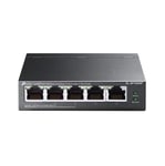 TP-Link PoE Switch 10/100Mbps ports, 4 PoE+ ports up to 30 W for each PoE port a