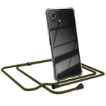 For Xiaomi Mi 11 Lite/ 5G/ 11 Lite 5G New Phone Case Sling On Case Chain Green