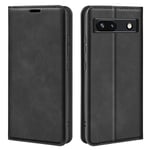 Google Pixel 7a Slimmat fodral med kortfack, Svart