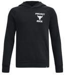 Sweatshirt med huva Under Armour Project Rock Rival Fleece 1380207-001 Storlek YLG 759