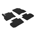 Gummimattor lampliga for Nissan Leaf II ZE1 2018 TDesign 4delad monteringsklammor