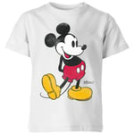 Disney Classic Kick Kids' T-Shirt - White - 11-12 Years