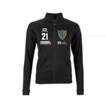 D-VIF STADIO FULL ZIP TOP LADIES BLACK-GREY (XS)