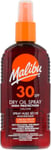Malibu Sun SPF 30 Non-Greasy Dry Oil Spray, High Protection, Water Resistant, 2