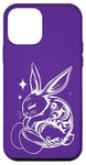 Snooze Lapin avec des œufs et des étoiles pour Pâques et Coque pour iPhone 12 mini