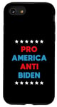 Coque pour iPhone SE (2020) / 7 / 8 Pro-America Anti-Biden 2024 Drapeau Américain USA