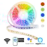 Wi-Fi Smart LED strip (flerfärgad, 5m)