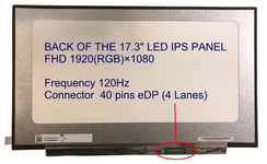 FOR ASUS TUF FA706II SERIES 17.3" FHD IPS AG MATTE 120HZ DISPLAY SCREEN PANEL