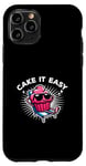 Coque pour iPhone 11 Pro Cake It Easy Cute Cupcake Pun Vacay Mode Vacances d'été