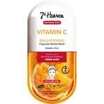 7th Heaven Ansiktsmasker Masker av tyg Vitamin C Brightening Capsule Mask 1 Stk.