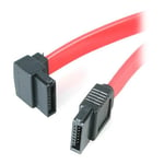 StarTech.com 45cm Right Angled SATA Extension Cable - Red