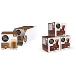 Nescafe Dolce Gusto Café Au Lait Coffee Pods (Pack of 3, Total 90 Capsules) & Nescafé Dolce Gusto Chococino Coffee Pods (Pack of 3, 48 Capsules)