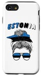 Coque pour iPhone SE (2020) / 7 / 8 Estonie, fille estonienne, drapeau de l'Estonie, Eesti
