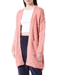 United Colors of Benetton Women's Cardigan M/L 103HD6018 Long Sleeve, Peach Pink 6K7, L