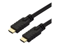 StarTech.com 10m(30ft) HDMI 2.0 Cable, 4K 60Hz Active HDMI Cable, CL2 Rated for In Wall Installation, Long Durable High Speed Ultra-HD HDMI Cable, HDR 10, 18Gbps, Male to Male Cord, Black -...