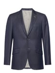 Denim Look Stretch Blazer Suits & Blazers Blazers Double Breasted Blazers Navy Lindbergh Black