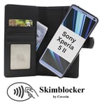 Skimblocker Sony Xperia 5 II Magnet Plånboksfodral (Svart)