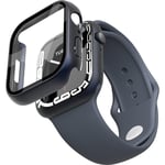 Cygnett EagleShield Case with Screen Protector for Apple Watch 7 41mm (Black)