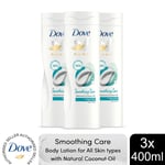 Dove Nourishing Secrets Body Lotion Coconut Oil 3x(250ml/400ml) or Lotus 3x400ml