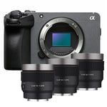Sony FX30 + Samyang V-AF 24mm, 35mm, 75mm T1.9 Kit