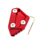 JINYAN am-pm Fit For SUZUKI GSXR 1000 600 750 2009-2016 GSXR1000 GSX R1000 Motorcycle Kickstand Foot Side Stand Extension Pad Support Plate (Color : Red)