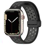 Silikonarmband Sport Apple Watch Ultra 2 49mm Svart/Grå