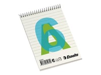 Esselte Spiralblock A6 fodrad, 60 gr 80 blad (10 st)