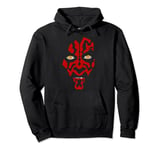 Star Wars Darth Maul Large Face Portrait Pullover Hoodie
