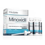 Foligain Low Alcohol Minoxidil 5% Hair Regrowth Treatment For Men, 3 Months
